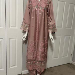 Limelight Pink Embroidered Dress